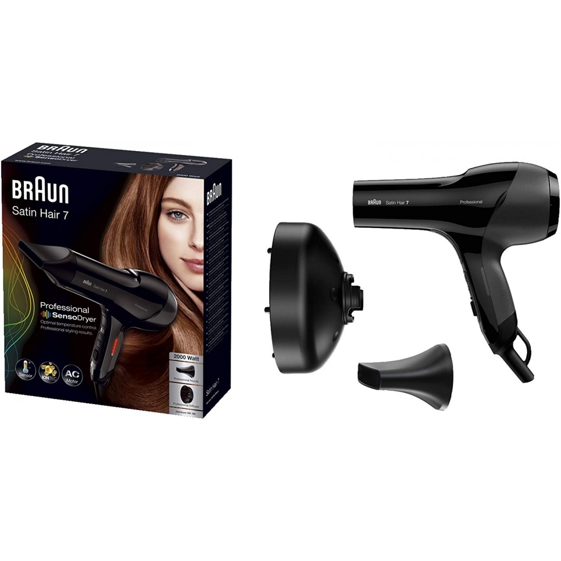 Máy sấy tóc Braun Satin Hair HD785 chính hãng của đức,giá rẻ