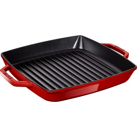 Chảo gang Staub Grill Pan, 28cm, hình vuông