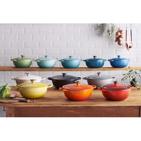 Nồi gang tròn có nắp Le Creuset Signature La Marmite 24cm