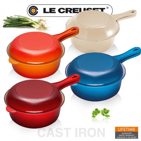 Bộ nồi chảo đa năng 2 trong 1 Le Creuset 22cm