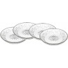 Bộ đĩa pha lê Godinger Dessert Plates, 4 đĩa