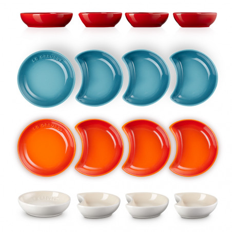 Bộ đĩa sứ đựng gia vị Le Creuset, 4 chiếc