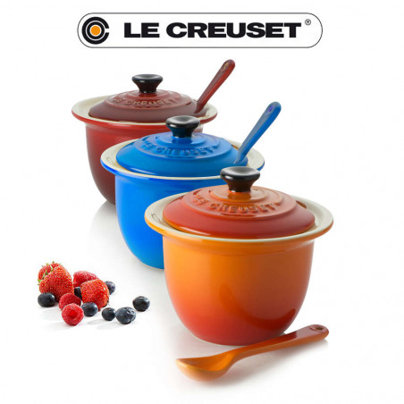 Hũ đựng gia vị Le Creuset, kèm thìa