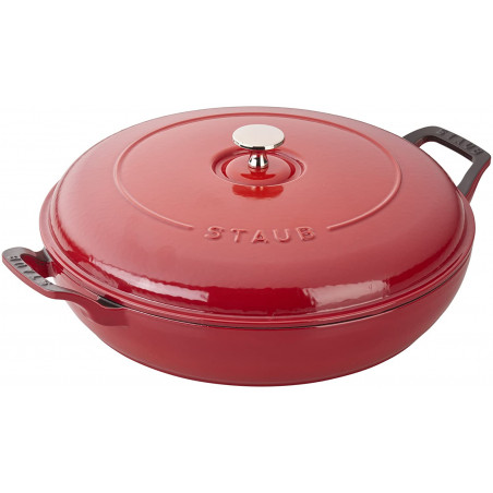 Nồi chảo gang Staub Braiser 30cm, có nắp đậy