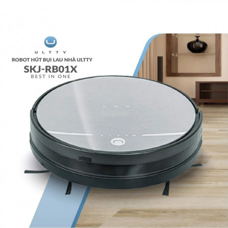 Robot lau hút đồng thời Ultty SKJ RB01X, 2 trong 1