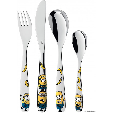 Bộ thìa dĩa trẻ em WMF Minions, 4 món