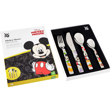 Bộ thìa dĩa trẻ em WMF Mickey Mouse, 4 món