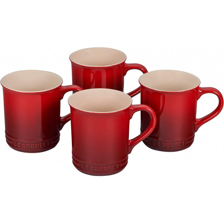 Bộ cốc sứ Le Creuset Stoneware Mugs, 4 cốc