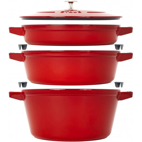 Bộ nồi chảo gang Staub, 4 món