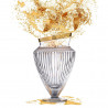 Bình cắm hoa pha lê mạ vàng Rogaska Amphora Gold