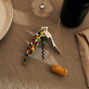 Dụng cụ mở rượu đa năng Alessi Parrot, trang trí bằng tay