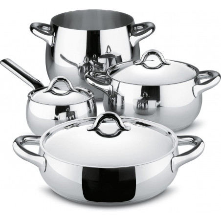 Bộ nồi Inox Alessi Mami SG100S7, 4 món