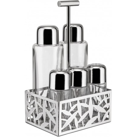 Bộ đựng gia vị Alessi Cactus MSA16, 6 món