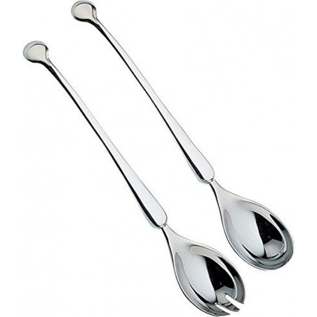 Bộ thìa dĩa trộn salad Alessi Caccia, 2 món