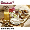 Giỏ đựng bánh mì Silberkanne, mạ bạc, hình chữ nhật