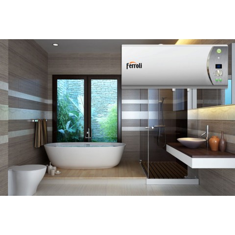 Bình nóng lạnh Ferroli VERDI-SE 30L (Tráng bạc, chống