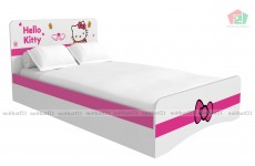 Giường đơn trẻ em gấu pooh in hello kitty-Thế giới đồ gia