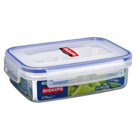 Hộp nhựa Komax Biokips 670ml có khay-Thế giới đồ gia dụng HMD