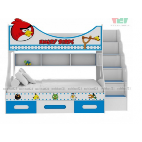 Giường tầng trẻ em Angry Bird-Thế giới đồ gia dụng HMD