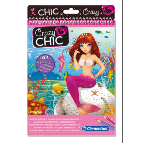 Đồ chơi tập thiết kế Crazy Chic Mermaids Clementoni-Thế giới đồ