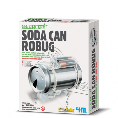 Đồ chơi khoa học - Robot lon soda-Thế giới đồ gia dụng HMD