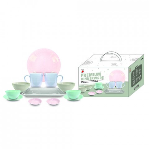 Bộ bàn ăn sứ màu pastel vân xoắn ốc 12 món Dong Hwa-Thế giới đồ