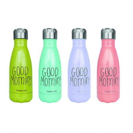 Bình giữ nhiệt cao cấp Dong Hwa họa tiết chữ Good Morning 280ml