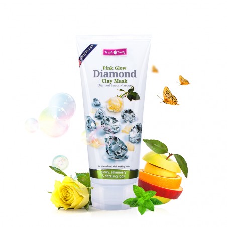 Mặt nạ làm da sáng hồng chiết xuất kim cương cao cấp (Pink Glow Diamond Clay Mask)